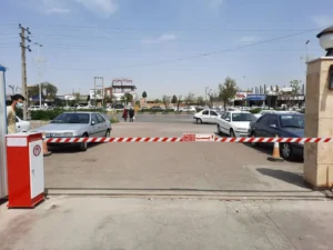Iran Khodro dealership barrier (2)